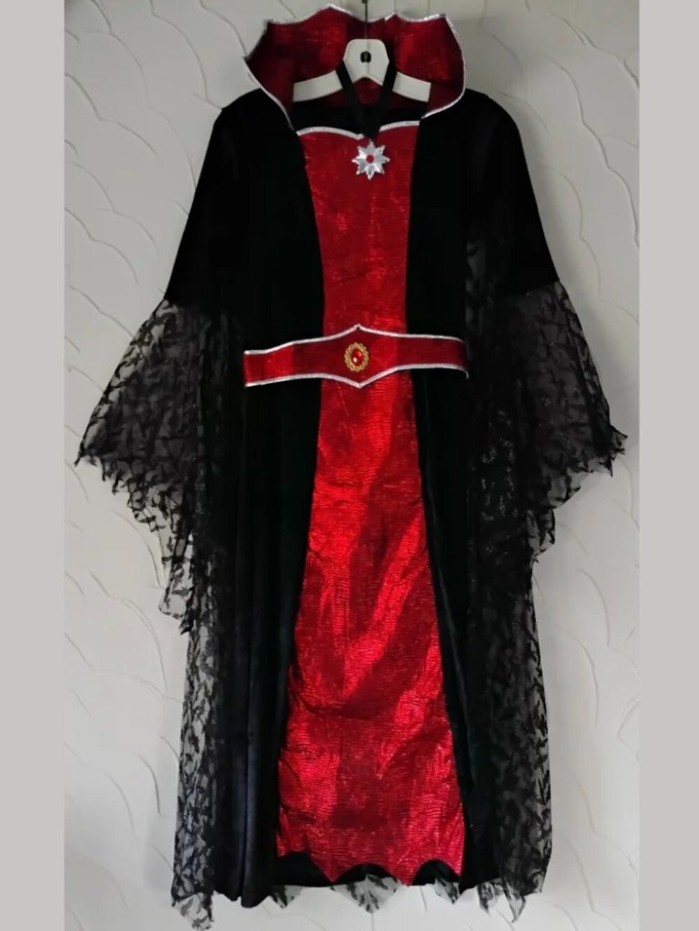 Girls Halloween Queen Vampire Costume Vampiress Dress Trick Or Treating Cosplay